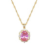Wholesale Necklace Stainless Steel Geometric Pattern Microinlaid Light Luxury Elegant Unisex Collarbone Chain