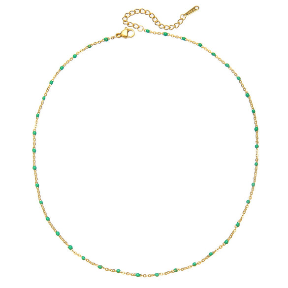 Wholesale Necklace Stainless Steel Handmade O Word Chain Geometric Style For Women