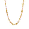 Wholesale Necklace Stainless Steel Imitation Pearls Geometric Light Luxury Electroplated
