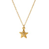Wholesale Necklace Stainless Steel Inlaid Zircon Heart And Fivepointed Star Geometric Pendant Electroplated For Women