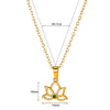 Wholesale Necklace Stainless Steel Inlaid Zircon With Star Moon Four Leaf Clover Pendant Electroplated Letters Numbers Text Design
