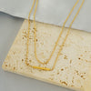 Wholesale Necklace Stainless Steel 18K Gold Geometric Electroplated Women's Fashion