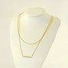 Wholesale Necklace Stainless Steel 18K Gold Geometric Electroplated Women's Fashion