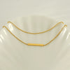Wholesale Necklace Stainless Steel 18K Gold Geometric Electroplated Women's Fashion