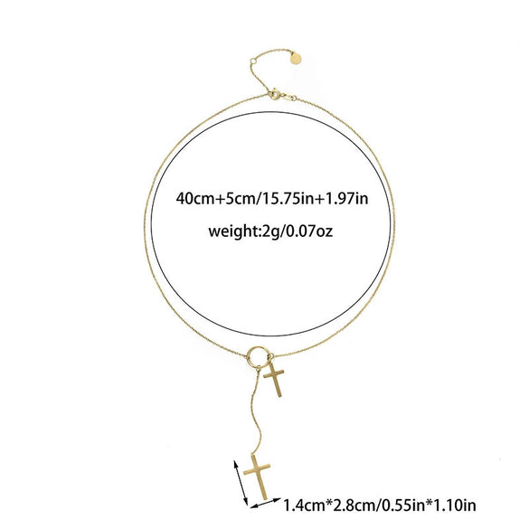 Wholesale Necklace Stainless Steel 14K Gold Plated Geometric Animal Zodiac Pendant O Chain Minimalist Style For Women