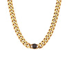 Wholesale Necklace Stainless Steel 18K Gold Plated Geometric Microencrusted Color Zirconium For Women