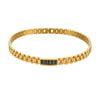 Wholesale Necklace Stainless Steel 18K Gold Plated Geometric Microencrusted Color Zirconium For Women