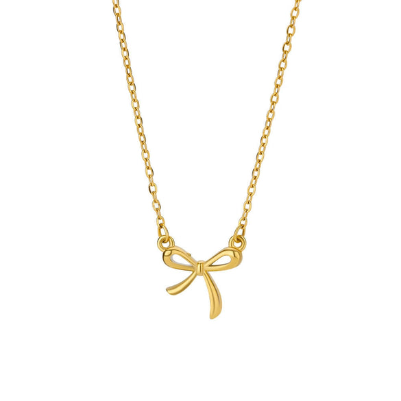 Wholesale Necklace Stainless Steel 18K Goldplated Geometric Eternal Infinity 8Shaped Pendant For Women