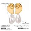 Wholesale Necklace Stainless Steel 18K Ins Style Geometric Electroplating