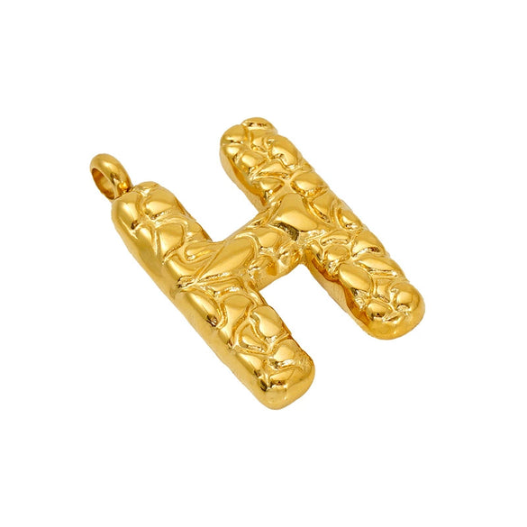 Wholesale Necklace Stainless Steel Letter Embossed Electroplating Design For Men And Women