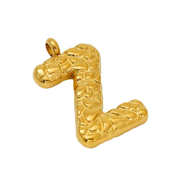 Wholesale Necklace Stainless Steel Letter Embossed Electroplating Design For Men And Women