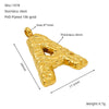 Wholesale Necklace Stainless Steel Letter Embossed Electroplating Design For Men And Women