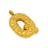 Wholesale Necklace Stainless Steel Letter Embossed Electroplating Design For Men And Women