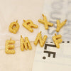 Wholesale Necklace Stainless Steel Letter Embossed Electroplating Design For Men And Women