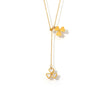 Wholesale Necklace Stainless Steel Natural Fritillary Heart Shaped Geometric Electroplating For Women