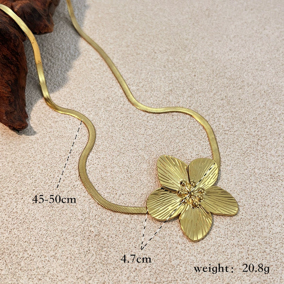 Wholesale Necklace Stainless Steel Retro Ushape Electroplating Cross Chain For Unisex