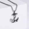 Wholesale Necklace Stainless Steel Ship Anchor Doll Style Electroplating Jewelry