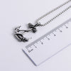Wholesale Necklace Stainless Steel Ship Anchor Doll Style Electroplating Jewelry