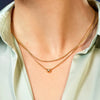 Wholesale Necklace Stainless Steel 925 Silver Geometric Pendant Electroplated For Women