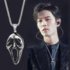 Wholesale Necklace Stainless Steel Skull Mask Ghostface Pendant Hip Hop Style With Cartoon Characters Leaves U Shape Geometric Animal Zodiac Patterns