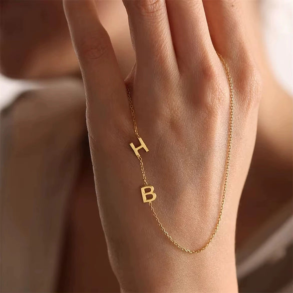 Wholesale Necklace Stainless Steel Snake Bone Chain Electroplating Letters Numbers Text Style