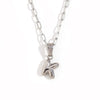 Wholesale Necklace Stainless Steel Titanium Steel Geometric Letter Electroplated