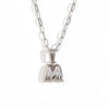 Wholesale Necklace Stainless Steel Titanium Steel Geometric Letter Electroplated