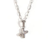Wholesale Necklace Stainless Steel Titanium Steel Geometric Letter Electroplated