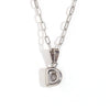 Wholesale Necklace Stainless Steel Titanium Steel Geometric Letter Electroplated