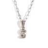 Wholesale Necklace Stainless Steel Titanium Steel Geometric Letter Electroplated