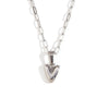 Wholesale Necklace Stainless Steel Titanium Steel Geometric Letter Electroplated