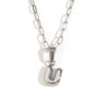 Wholesale Necklace Stainless Steel Titanium Steel Geometric Letter Electroplated