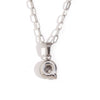 Wholesale Necklace Stainless Steel Titanium Steel Geometric Letter Electroplated