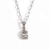 Wholesale Necklace Stainless Steel Titanium Steel Geometric Letter Electroplated