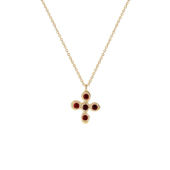 Wholesale Necklace Stainless Steel Titanium Steel Geometric Light Luxury Style Electroplating Baroque Pearl Zircon Diamond