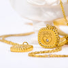 Wholesale Necklace Stainless Steel Titanium Steel Geometric Natural Electroplating Women's