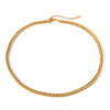 Wholesale Necklace Stainless Steel Titanium Steel Geometric Twist Chain Electroplated