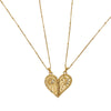 Wholesale Necklace Stainless Steel Titanium Steel Heart Shape Electroplating Design With Diamond Moon Star Half Love Beaded For Women