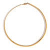 Wholesale Necklace Stainless Steel Titanium Steel Snake Bone Chain Geometric Pattern 18K Gold Plated For Women