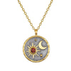 Wholesale Necklace Stainless Steel Titanium Steel Star Moon Geometric Twelve Constellations Dripping Oil Style For Women