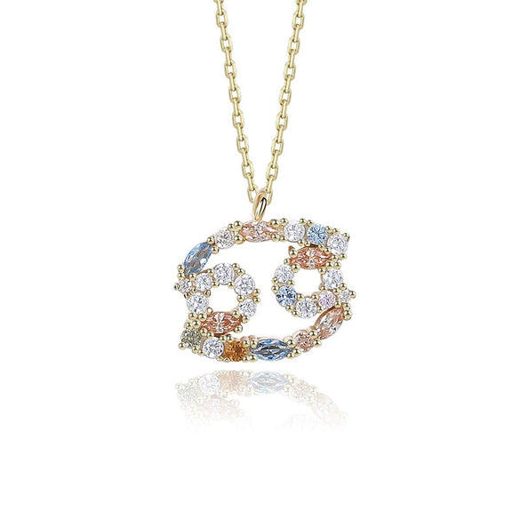 Wholesale Necklace 925 Sterling Silver Constellation Niche Design Electroplated