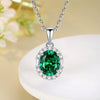 Wholesale Necklace 925 Sterling Silver Cultivated High Carbon Diamond Geometric Light Luxury Style