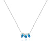 Wholesale Necklace 925 Sterling Silver Drop Crown Geometric Electroplated Women's Fashion