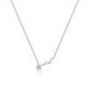 Wholesale Necklace 925 Sterling Silver Fivepointed Star Electroplated Fashion Geometric Style For Women