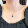 Wholesale Necklace 925 Sterling Silver Flower Clover Electroplated Women's Fashion