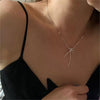 Wholesale Necklace 925 Sterling Silver Geometric Bow Knotted Design