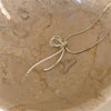 Wholesale Necklace 925 Sterling Silver Geometric Bow Knotted Design