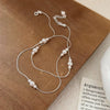 Wholesale Necklace 925 Sterling Silver Geometric Cross Chain Electroplating