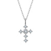 Wholesale Necklace 925 Sterling Silver Geometric Cross Electroplated Design For Women
