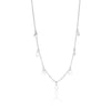 Wholesale Necklace 925 Sterling Silver Geometric Disc Electroplated O Word Chain For Women